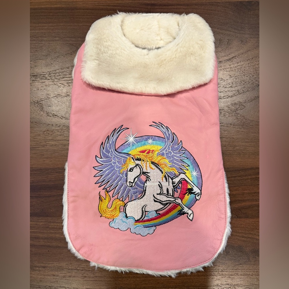 Pink Unicorn Dog Coat